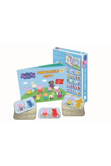 �winka Peppa. Przyjaciele Peppy. Puzzle z przyjaci�mi Peppy