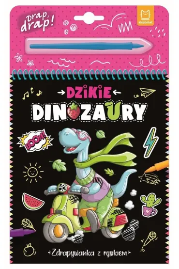 Dzikie dinozaury. Zdrapywanka z rysikiem - Agata Kaczy�ska