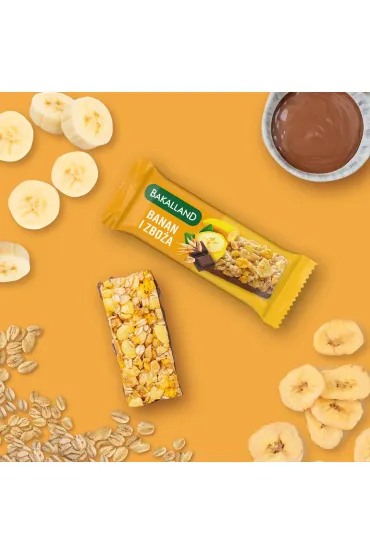 Bakalland Ba! Baton zbo�owy banan Zestaw 6 x 40 g