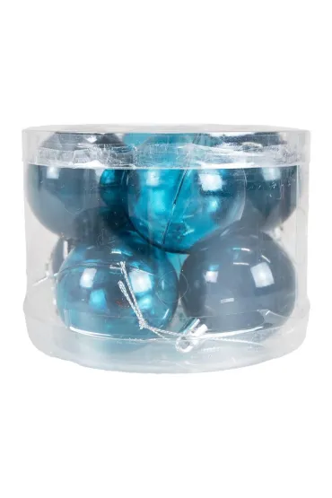 Arpex Bombki transparentne niebieskie 8 szt.