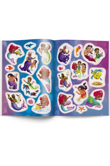 Disney. Ariel. Kolorowanka z naklejkami