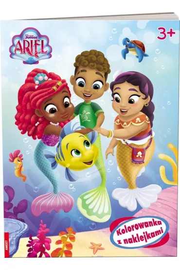 Disney. Ariel. Kolorowanka z naklejkami