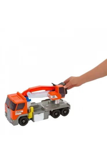 Matchbox. Ci�ar�wka Koparka Du�y pojazd z funkcj� HPD64 Mattel