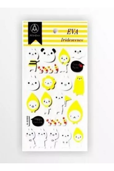 Galeria Hobby Stiker z elementami z pianki z lekkim brokatem