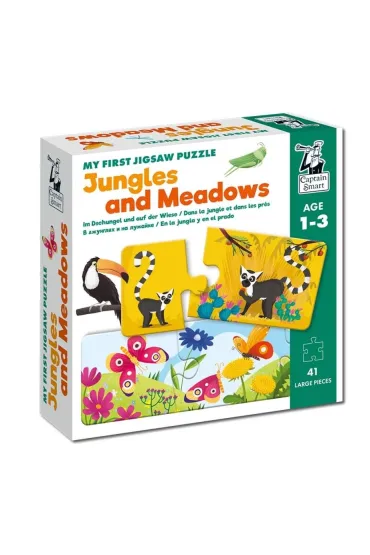 Captain Smart. My First Jigsaw Puzzle Jungles Kapitan Nauka
