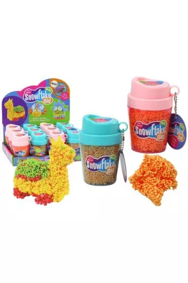Squishy kulki styropianowe w kubku pomara�czowy LeanToys