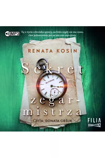 Audiobook Sekret zegarmistrza CD - Renata Kosin