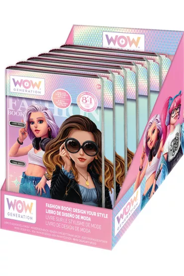 Zestaw kreatywny Fashion book Zaprojektuj sw�j styl WoW Generation