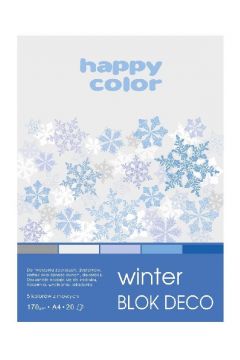 Happy Color Blok A5 Deco Winter 170 g 20 kartek