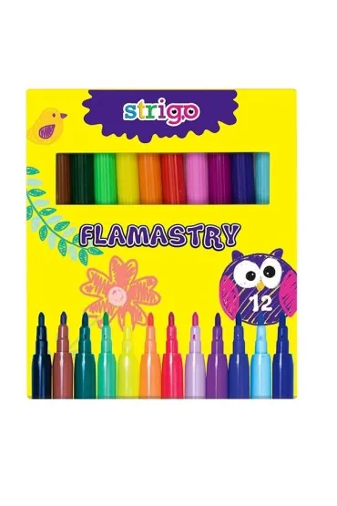 Strigo Flamastry 12 szt.