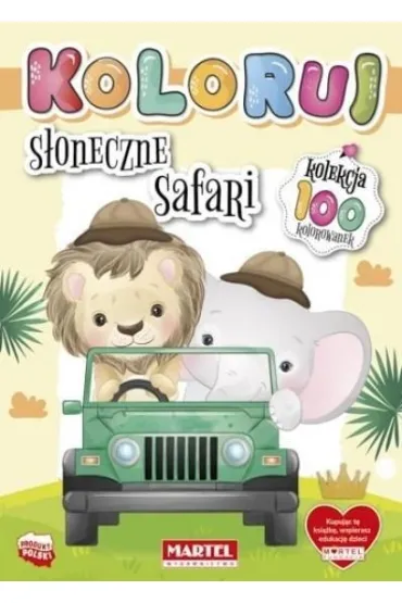 S�oneczne safari. Koloruj