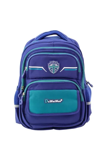 LeanToys Plecak szkolny granatowo zielony 20L