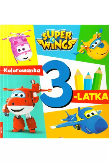 Super Wings Kolorowanka 3-latka