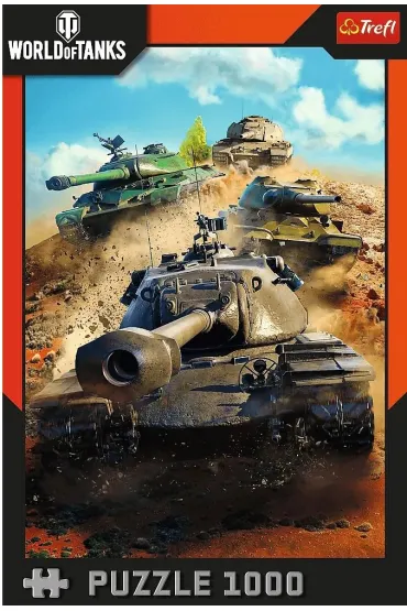 Puzzle 1000 el. World of Tanks: Czo�gi w boju Trefl