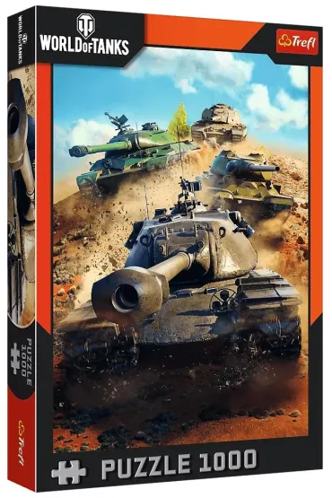 Puzzle 1000 el. World of Tanks: Czo�gi w boju Trefl