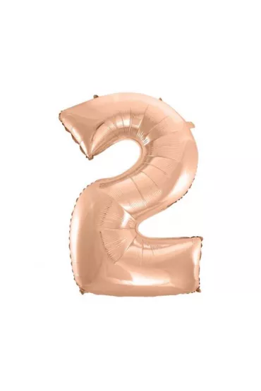 Godan Balon foliowy B&C "Cyfra 2" r�owo-z�ota HS-C45RZ2 92cm