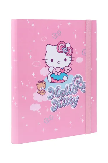 Patio Teczka przestrzenna tekturowa z gumk� A5 Hello Kitty pink wz�r 2