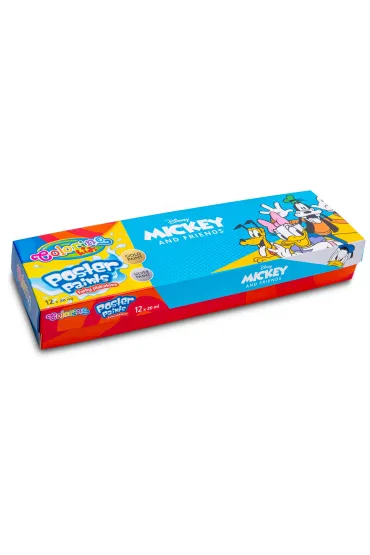 Patio Farby plakatowe Colorino Kids Mickey 12 x 20 ml