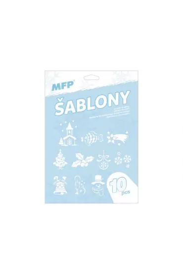 MFP Szablony do �niegu w sprayu 10 motyw�w