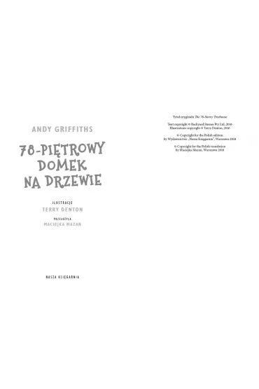 78-pi�trowy domek na drzewie. Domek na drzewie. Tom 6 - Andy Griffiths