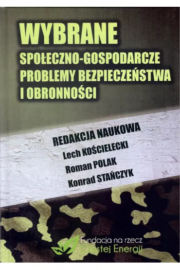 Wybrane spo�eczno-gospodarcze problemy bezpiecze�stwa i obronno�ci