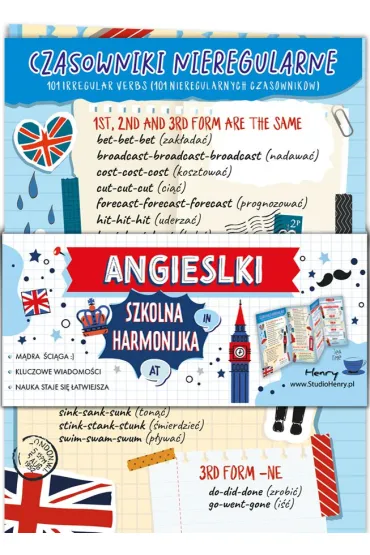 Henry �ci�ga harmonijka j. angielski - czasowniki B6
