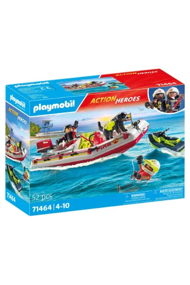 Playmobil Action Heroes ��dz stra�y po�arnej ze skuterem wodnym 71464