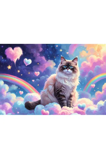 Puzzle 160 el. Domowy kotek Trefl