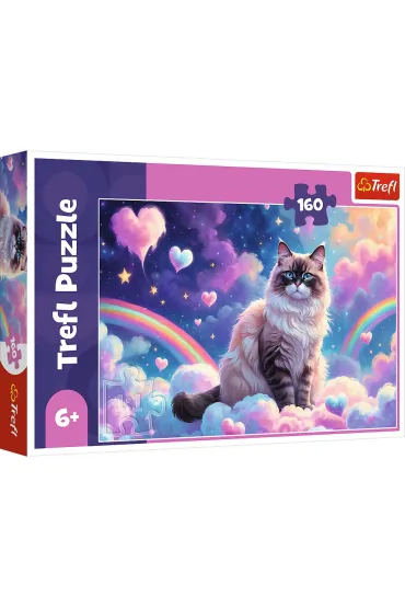 Puzzle 160 el. Domowy kotek Trefl