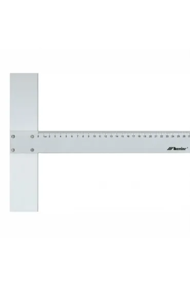 Leniar Linijka aluminiowa z ogranicznikiem 50 cm