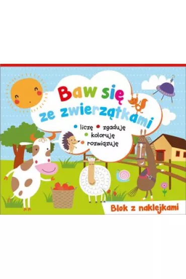Baw si� ze zwierz�tkami. Blok do kolorowania
