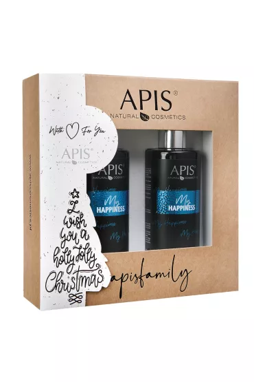 Apis Zestaw prezentowy My happiness nawilajcy el pod prysznic + nawilajcy balsam do ciaa i doni 300 ml + 300 ml
