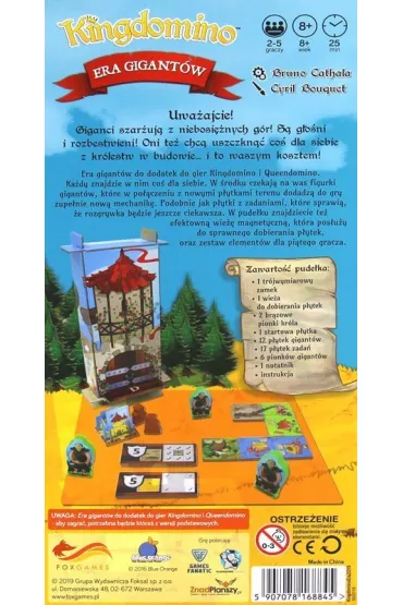 Kingdomino. Era Gigant�w FoxGames - Bruno Cathala