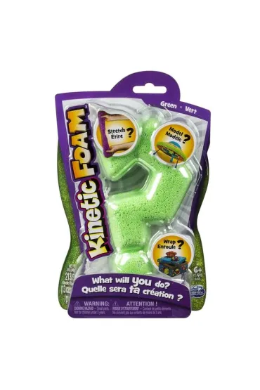 Kinetic Foam pojedyncze opakowanie - kolor zielony (5909977) * Spin Master