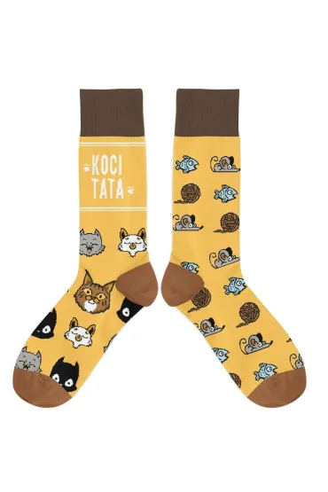 Molom Skarpetki Koci tata 42/46
