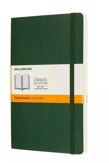 Moleskine Notes Myrtle green kratka