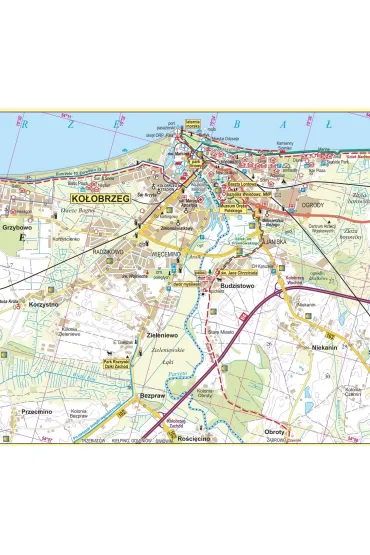 Mapa Wybrze�e Ba�tyku 1:50 000