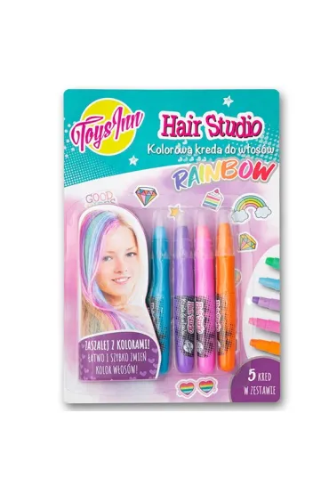 Stnux Kreda do w�os�w Rainbow 5 szt.