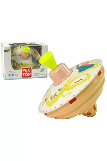 B�czek do kr�cenia Roszpunka ��ty metalowy LeanToys