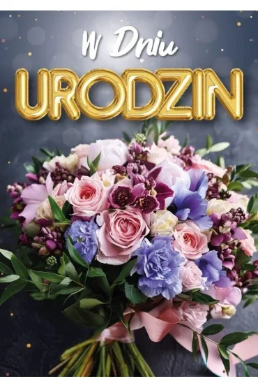 Armin Style KARNET URODZINY 3D B6 Z KOP AS FL-10 FOL