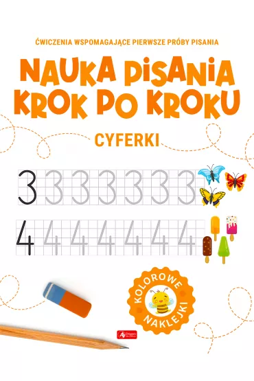 Cyferki. Nauka pisania krok po kroku