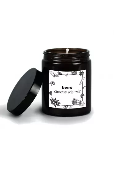 Bee.pl Naturalna �wieca sojowa Zimowy Wiecz�r 140 g