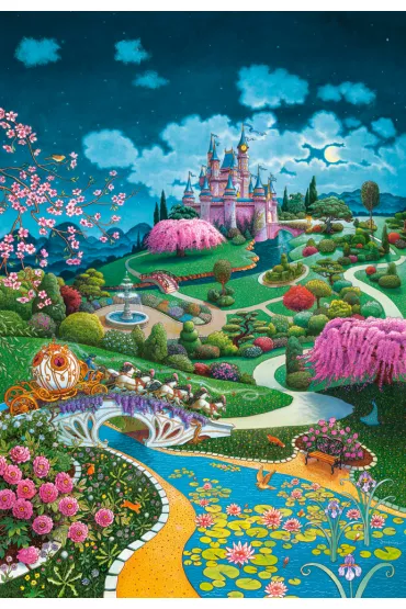 Puzzle 1000 el. Cinderella's Castle Castorland