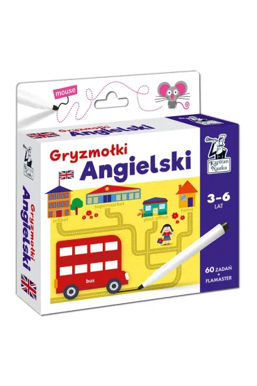 Kapitan Nauka. Gryzmo�ki. Angielski 3-6 lat - Dorota Kondrat