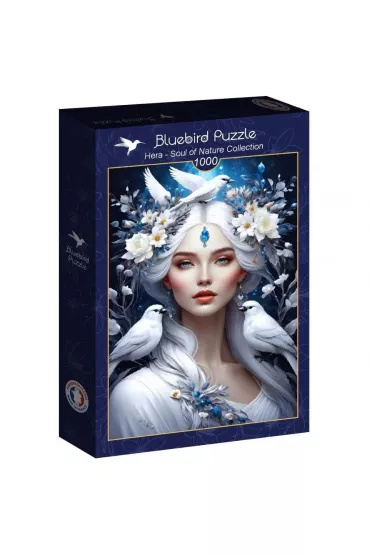 Puzzle 1000 el. Kolekcja natury - Horea Bluebird Puzzle