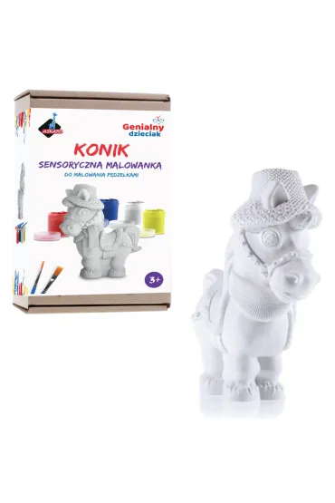 Genialny dzieciak. Malowanka sensoryczna Konik Askato