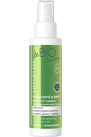 beBIO Ewa Chodakowska Longevity Naturalna wzmacniajca wcierka do skry gowy i wosw 100 ml