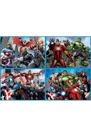 Puzzle Avengers. 4w1: 50, 80, 100, 150 Educa