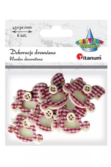 Titanum Filcowe koniki na biegunach 3D 6 szt.