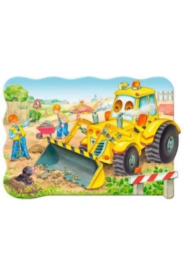 Puzzle 20 el. Spychacz w akcji Castorland